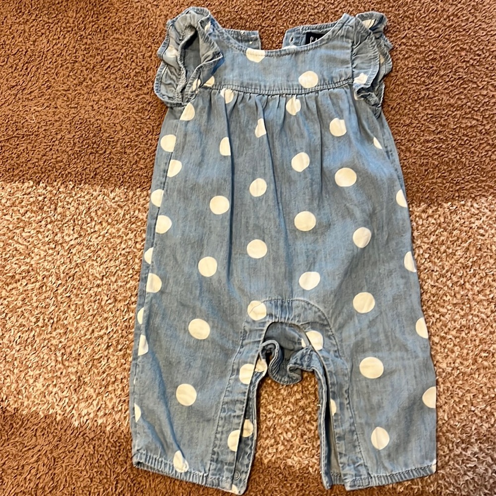 GAP | Denim Jumpsuit | 0-3 month